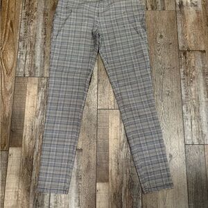 Tommy Hilfiger Black and White Plaid Pants